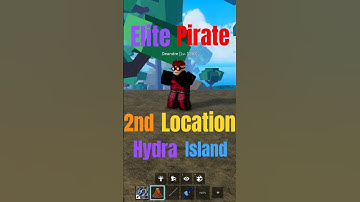Finding 2nd Elite Pirate Spawn Location in HYDRA Island of Blox Fruits #shorts #roblox