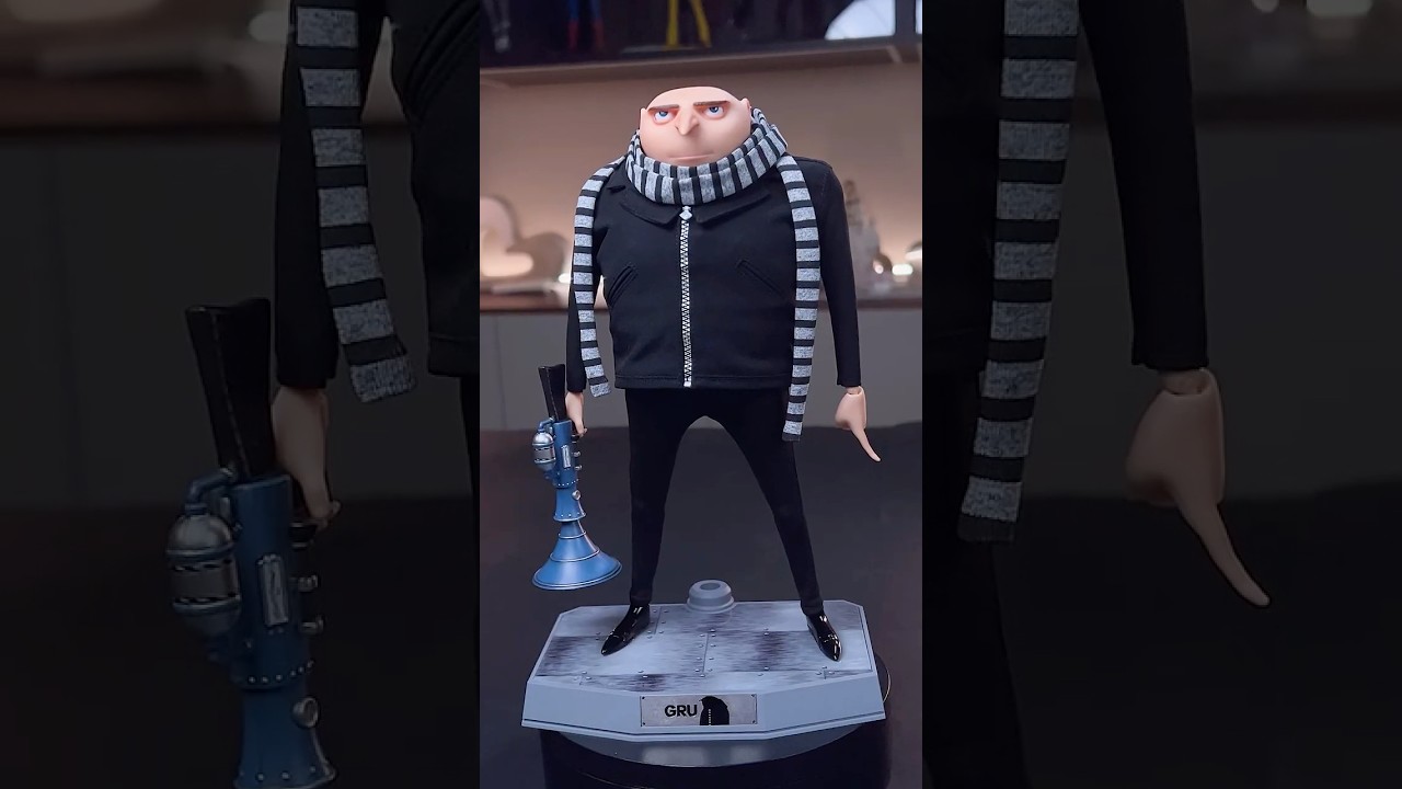 GRU Despicable Me 4 Action Figure Unboxing | GONG Collectible Toy