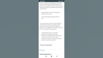 Breaking: Elon Musk Says Tesla will add Dogecoin (DOGE) #shorts #crypto #dogelonmars