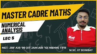Hermite and Spline Interpolation| Numerical Analysis| Master Cadre Maths