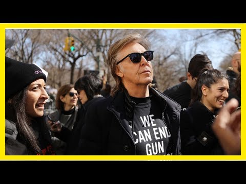 Paul McCartney Remembers 'Best Friend' John Lennon's Shooting at March for Our Lives Protest