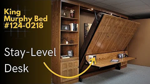 Frank Lloyd Wright Inspired King Murphy Bed