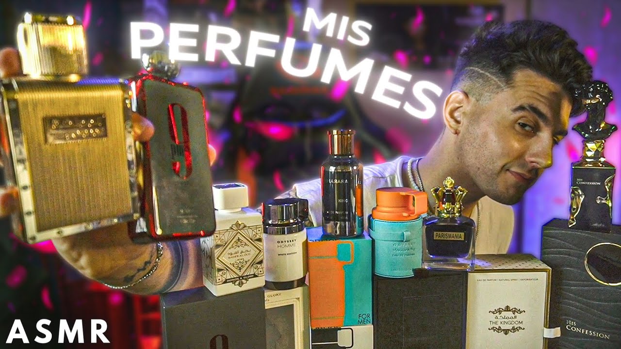 ASMR - Te ENSEÑO Mis PERFUMES 😴 (ASMR Español Argentina)