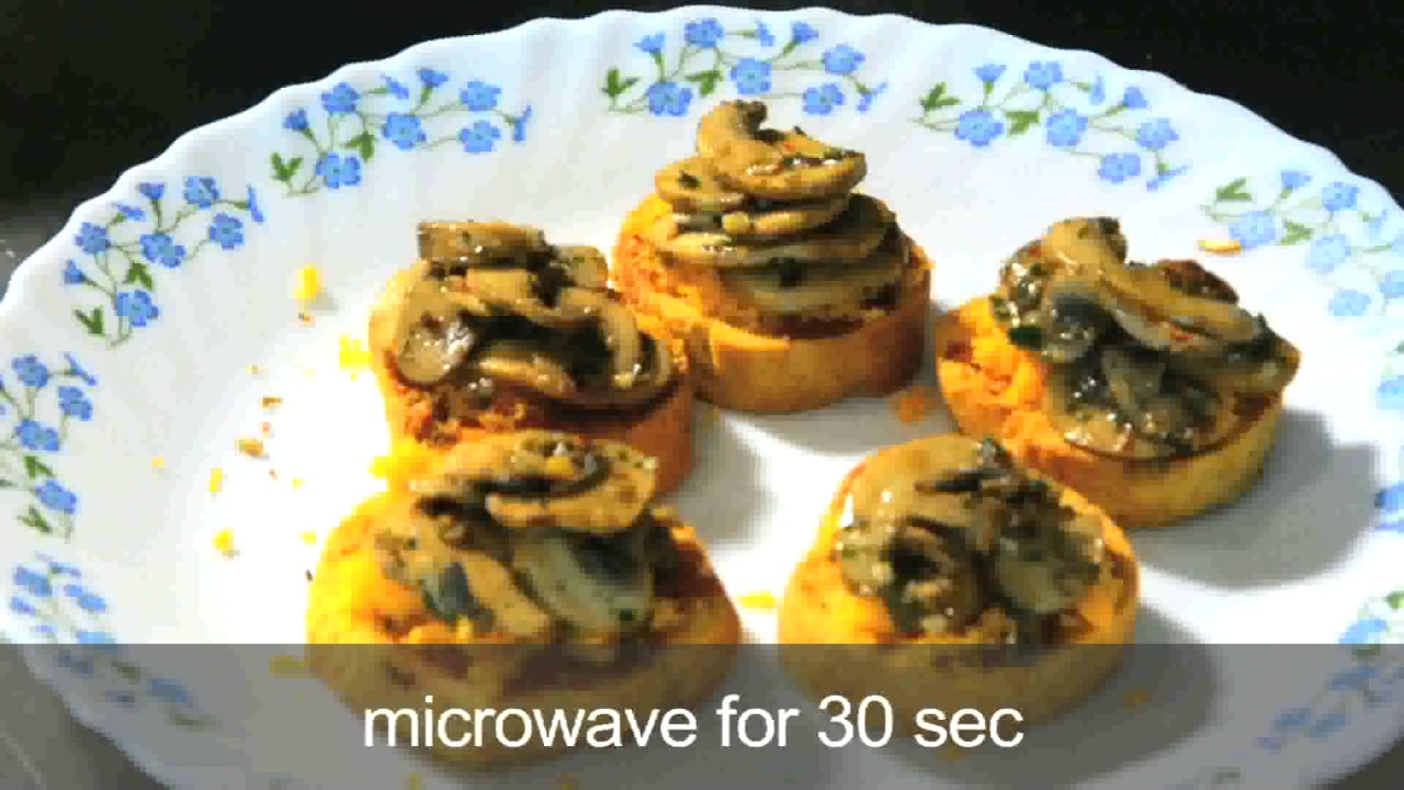 Mushroom Crostini - (Delicious Mushroom Recipe) | chefharpalsingh