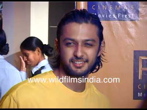 Vatsal Sheth and Sudhanshu Pandey at the Eragon premiere in Mumbai
