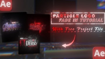 Particle Logo Fade-In Effect | After effects Tutorial