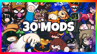 🔥30 MODS FOR FNF VSLICE MOBILE AND PC