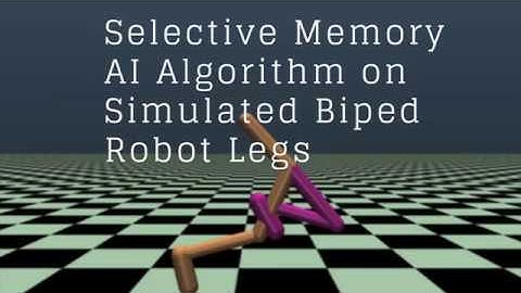 Selective Memory on Mujoco Walker