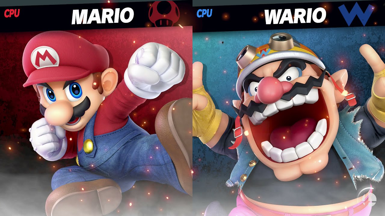 Super Smash Bros. Ultimate - Mario vs Wario