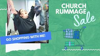 Up Early First Church Rummage Sale of the Season Come Shop With Me