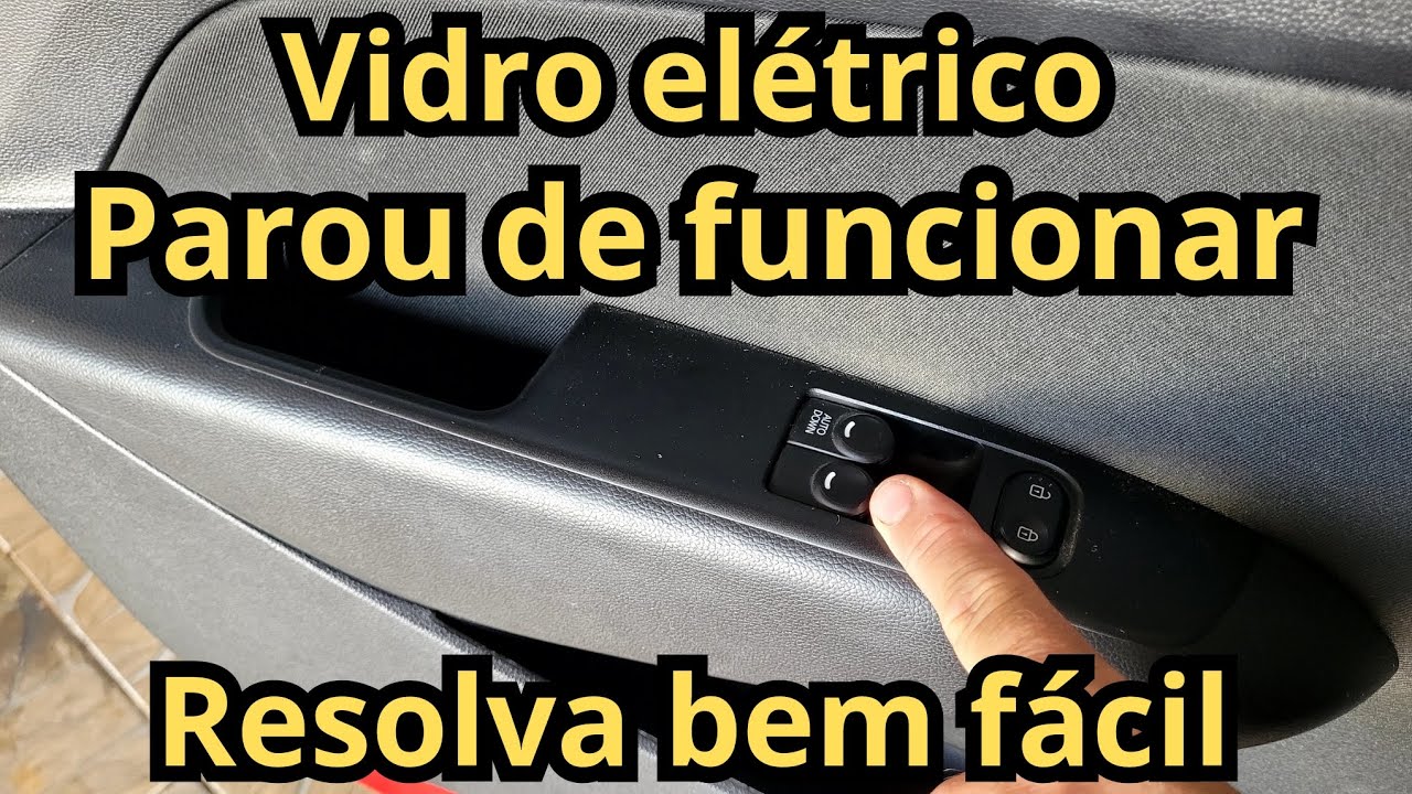Vidro elétrico parou de funcionar o que fazer muito simples - YouTube