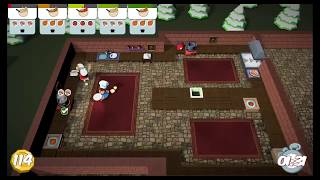 Overcooked Level 4-2 (3 Stars, 2 Player Coop)