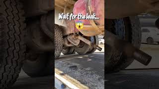 Massive Truck Fail! 😱 Broken Driveshaft & Oil Leak #shorts