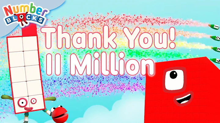 11 Million Subscribers!! 🥳 Thank you Number Fans! | Learn to count to 1,000,000 |  @Numberblocks