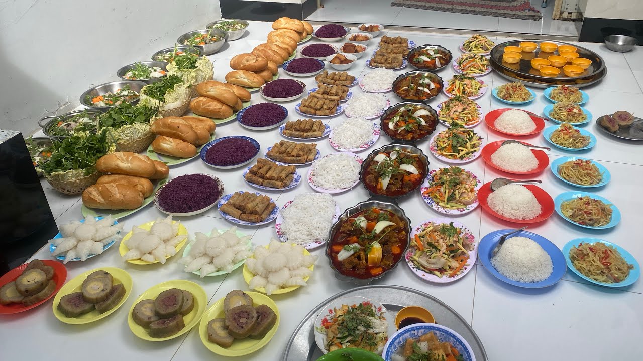 Đám giỗ miền tây với nhiều món ăn siêu hấp dẫn