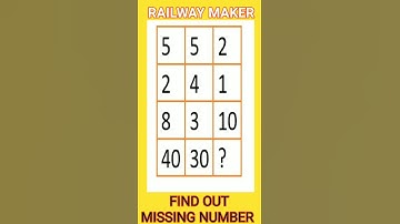Missing Number Reasoning #Reasoning #shorts #tranding #railway #ssc_bank #Missing_Number