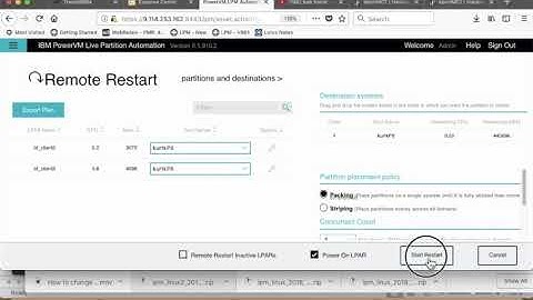Simplified Remote Restart partitions with LPM/SRR Version 9 tool and  LPM Return the partitions back