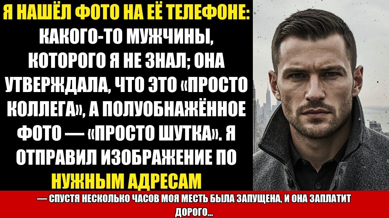 Я НАШЁЛ ФОТО НА ЕЁ ТЕЛЕФОНЕ: КАКОГО-ТО МУЖЧИНЫ, КОТОРОГО Я НЕ ЗНАЛ; ОНА УТВЕРЖДАЛА, ЧТО ЭТО...