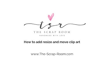 How to add resize and move clip art