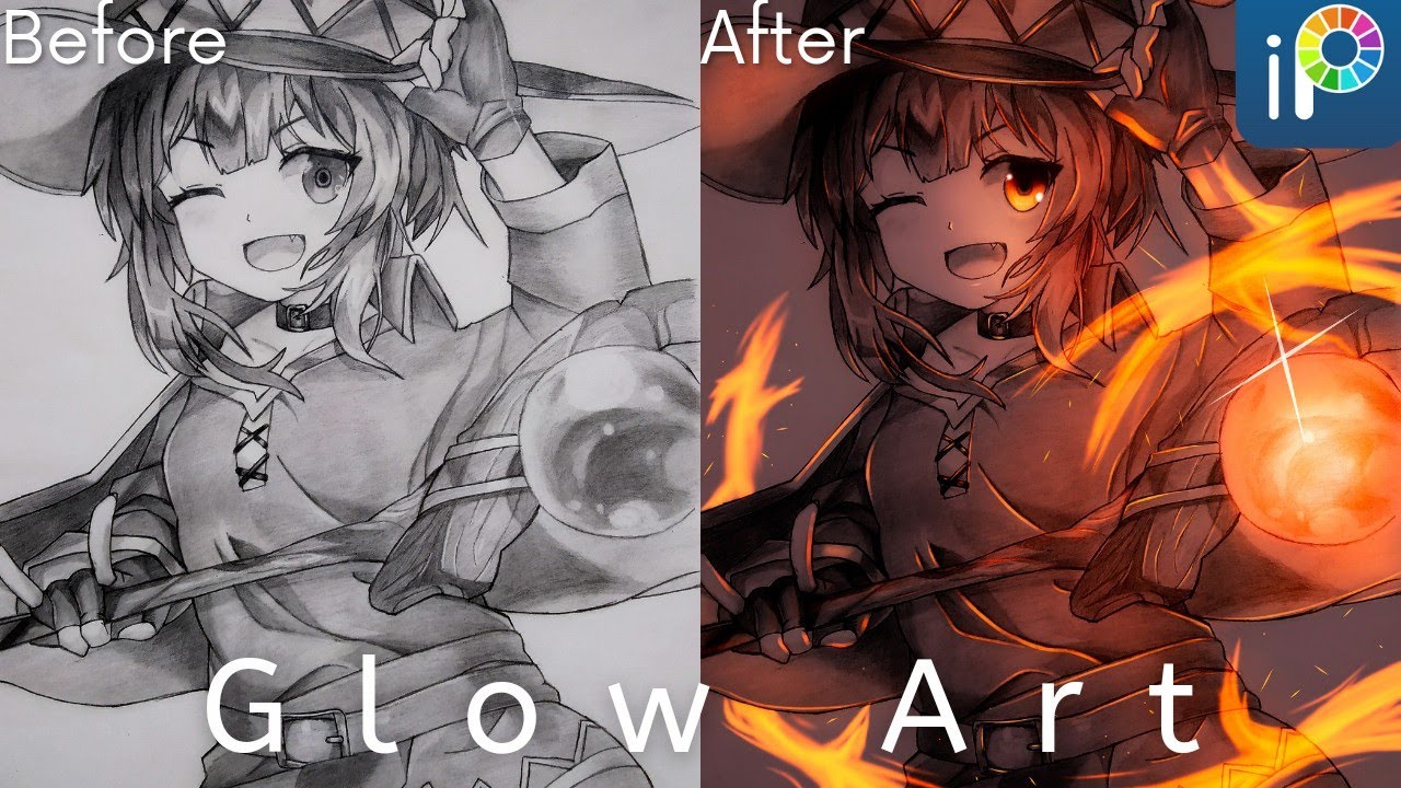 How To Draw Flames Effect in Just 2 Steps !| IbisPaint X Glow Art ...