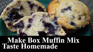 Make Box Muffin Mix Taste Homemade | Easy Dessert | BOX MUFFIN FIX | The Southern Mountain Kitchen