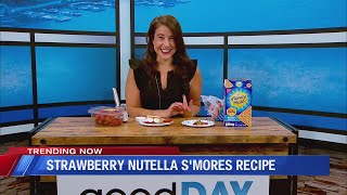 National Smores Day Strawberry Nutella Smores