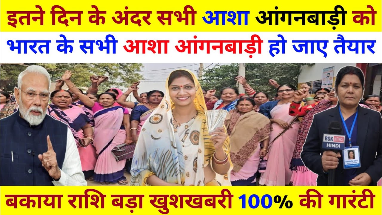 Asha Worker Salary Hike Latest News | मानदेय वेतन वृद्धि को लेकर आज की ताज़ा अपडेट 