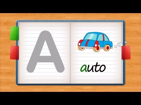 Nauka alfabetu dla dzieci - abecadło abc | 123 Edukacja