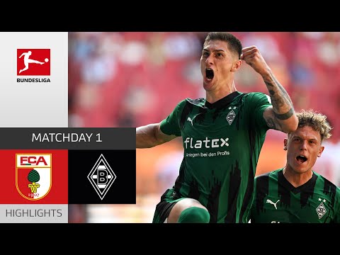 Augsburg Borussia Moenchengladbach Goals And Highlights