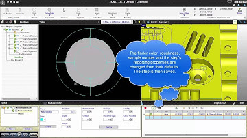 Optical Gaging Products: ZONE3 Copying a Measured-Feature Step Using Drag and Drop