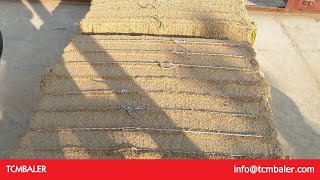 hydraulic press rice husk packing baler machine