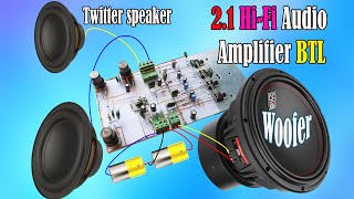 How to make 2.1 Hi-Fi Audio Amplifier Using TDA2030 IC by Share Tech Creative 10,099 views 1 year ago 14 minutes, 26 seconds