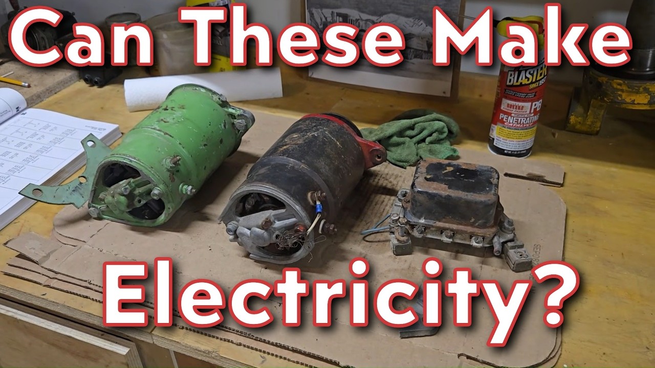 Развлечения с генераторами - Возрождение генераторов International TD-6 / Farmall MD Delco Remy