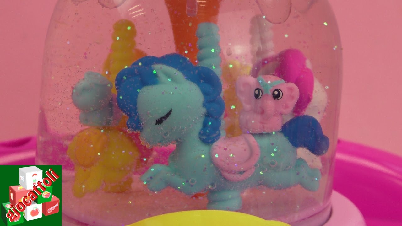 stunning glitzi globes set u carosello di cavalli colorati in palle di neve u proviamo il gioco per voi youtube with giochi per bambini di cavalli