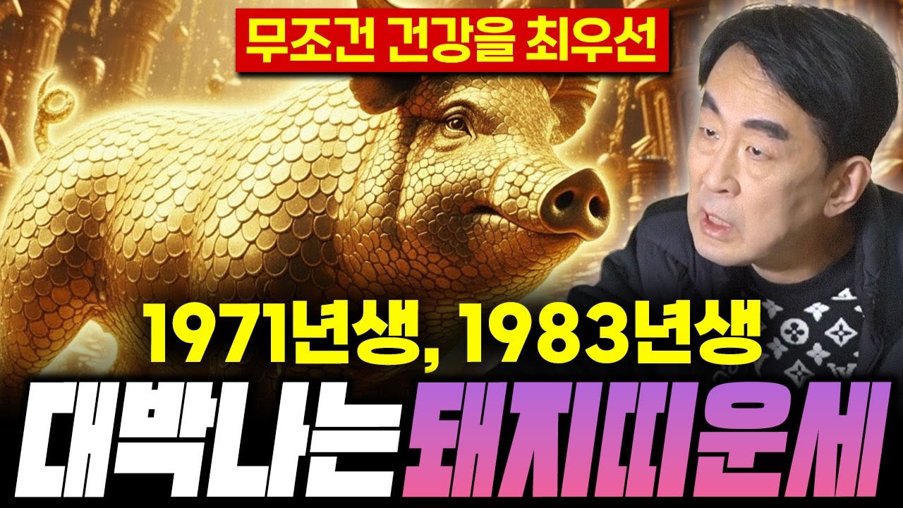 🐷2026년 병오년 1971년생, 1983년생 돼지띠 운세🐷 