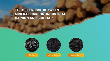 The difference between mineral carbon, industrial carbon and biochar.