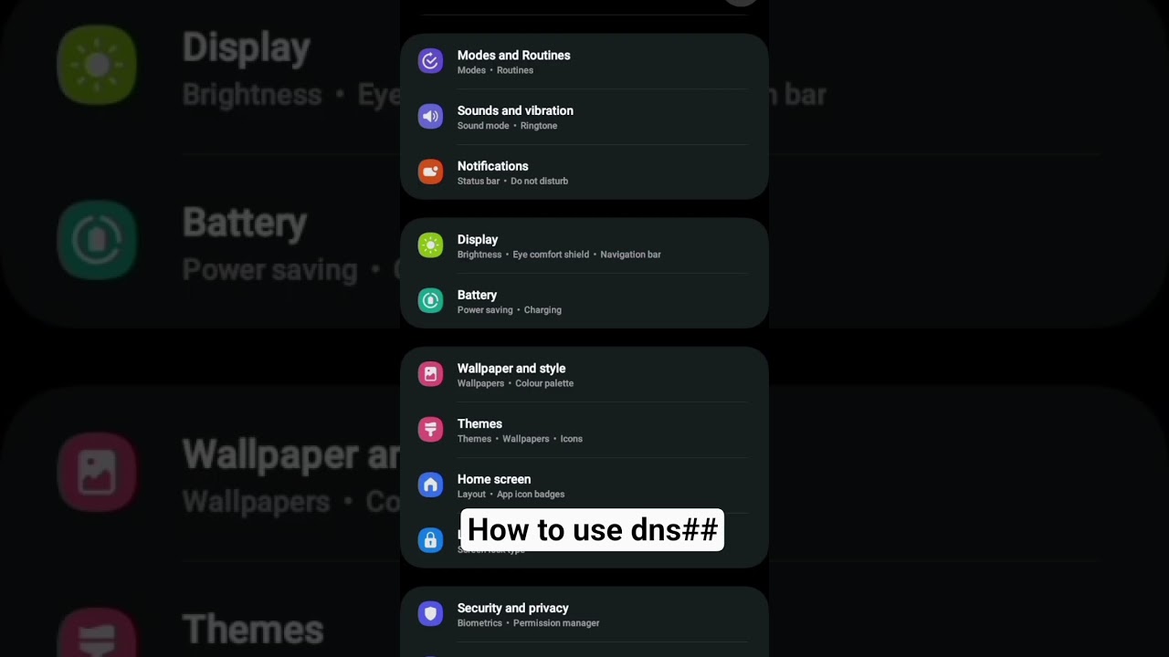 how use DNS in  android #