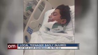Family: Teen badly hurt in crash