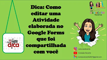 Tem como editar respostas do Google Forms?