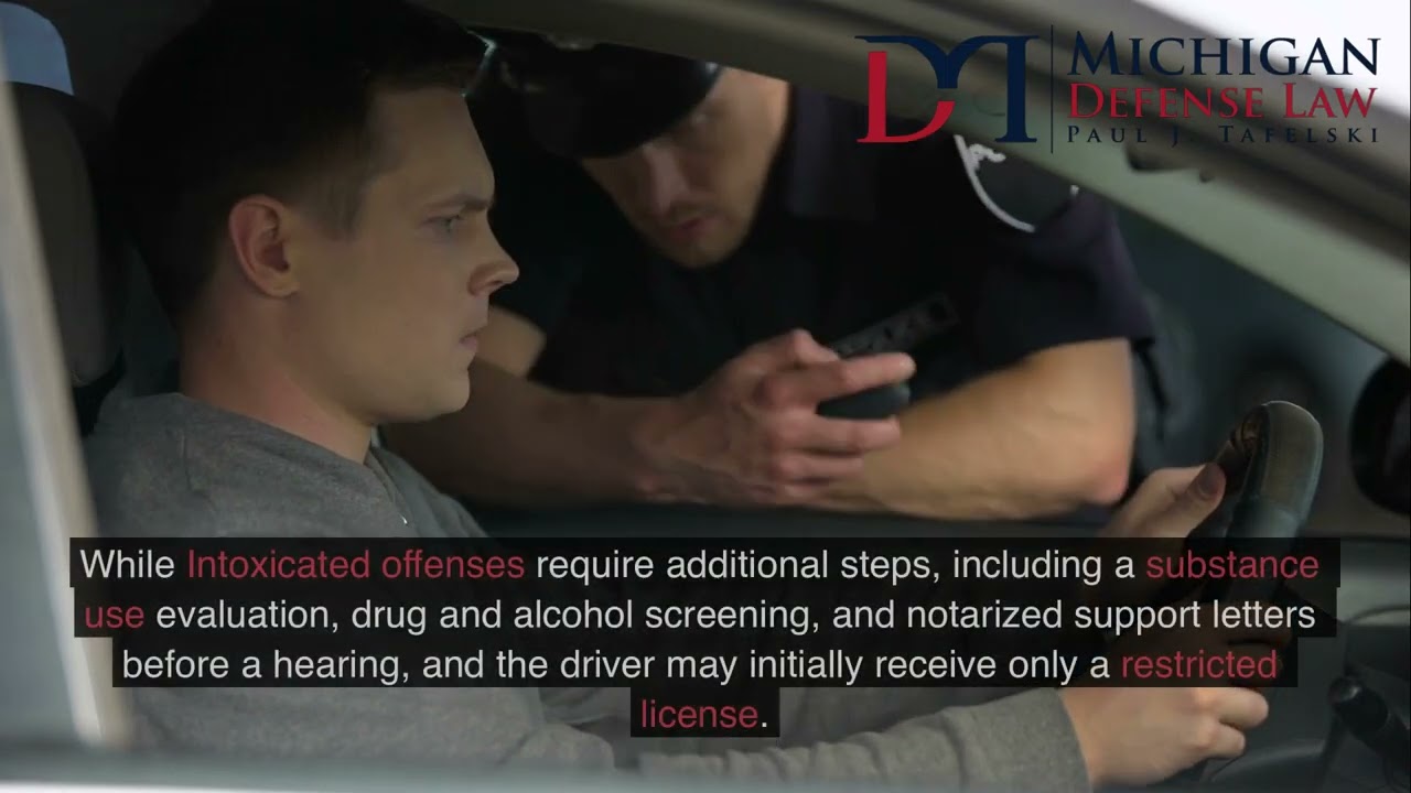 MCL 257.319 – Mandatory Suspensions by Paul J. Tafelski