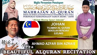 THE MOST MELODOUS ALQURAN RECITATION FROM AHMAD AZFAR, CHAMPION OF ALQUR'AN RECITATION MALAYSIA