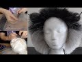 How To Make a Jellicle Cat Wig - Attaching Kanekalon Time-Lapse Tutorial