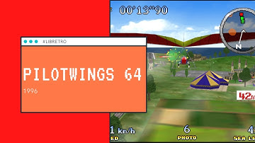 Pilotwings 64 (1996) [N64] - RetroArch with paraLLEl (PC)