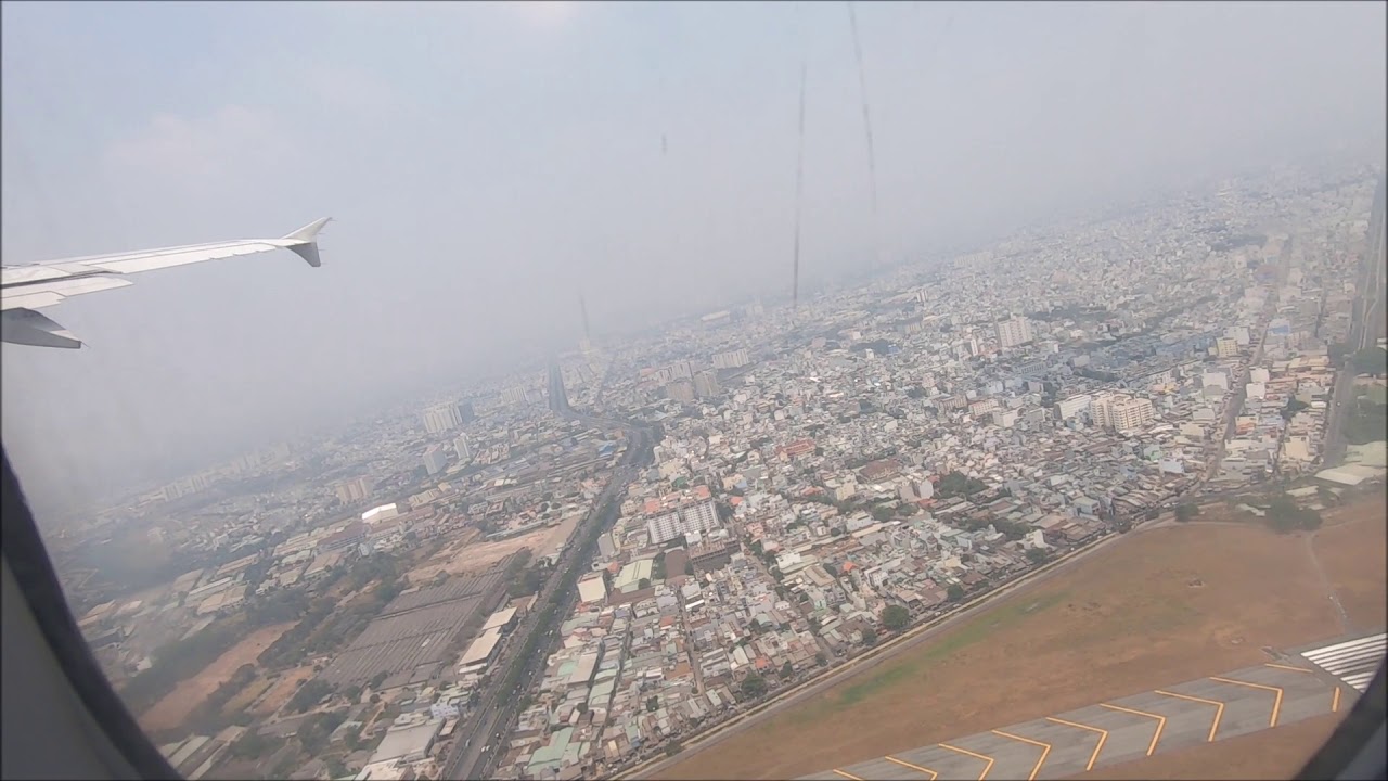Vietnam Airlines, Flight 605, Ho Chi Minh City to Bangkok Long Version ...