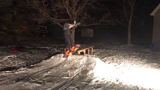Mini Backyard Snowboarding Edit!