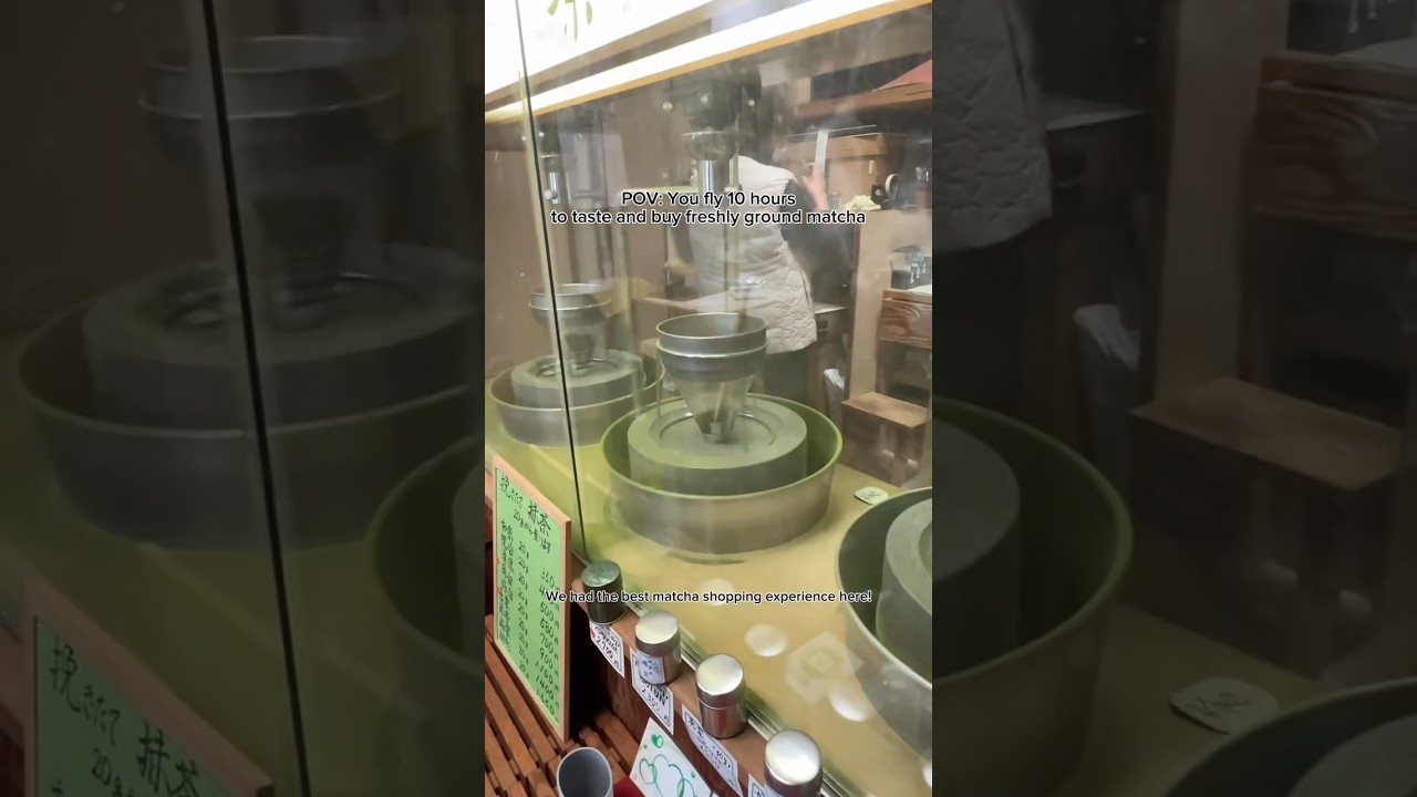 Where to buy freshly ground matcha in Japan! 