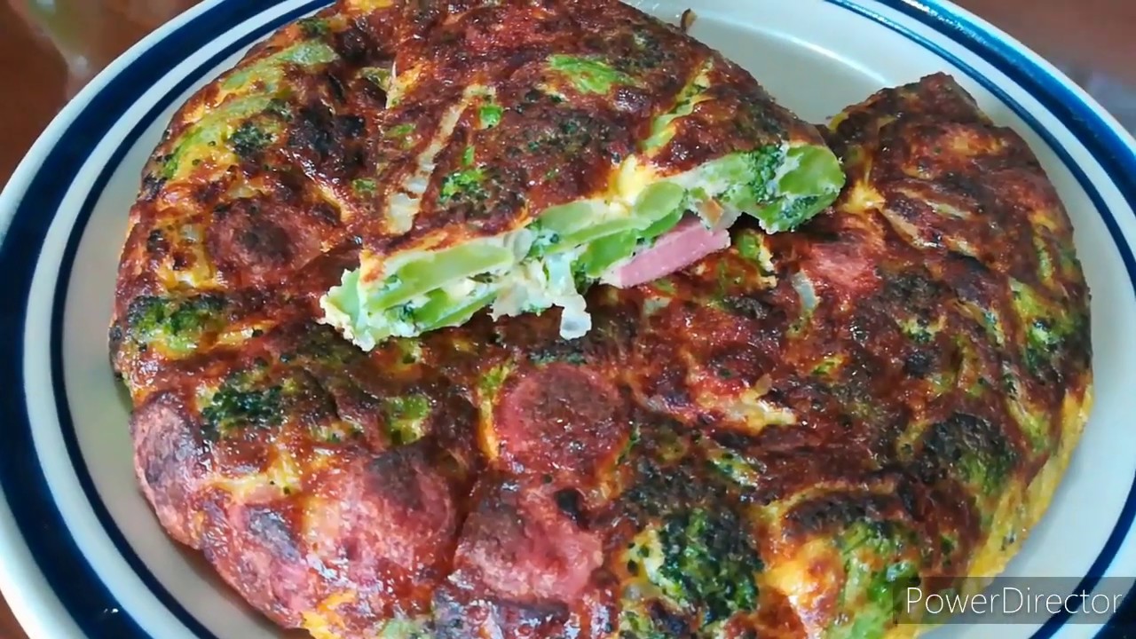 Torta de huevo con brócoli YouTube