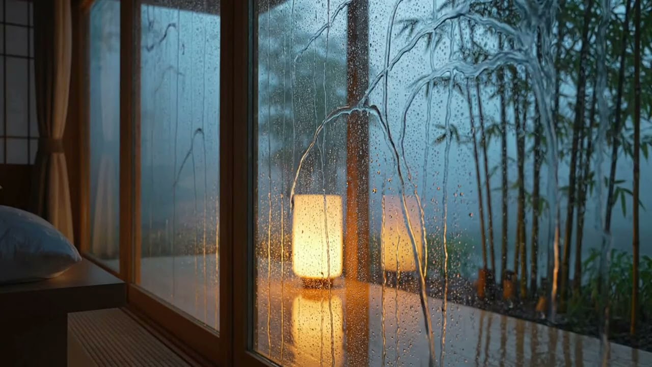 🌙 Relaxing Rain & Soft Piano Music – Fall Asleep Faster and Release Anxiety