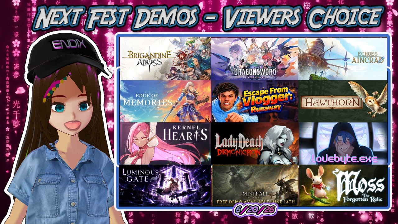 [v]《ViewersChoice》Chat Picks NextFest Demos for me to play