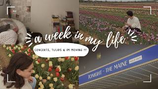 spring days in my life | The Maine concert, a soft anniversary, & packing up my books… 🥺📦 screenshot 1